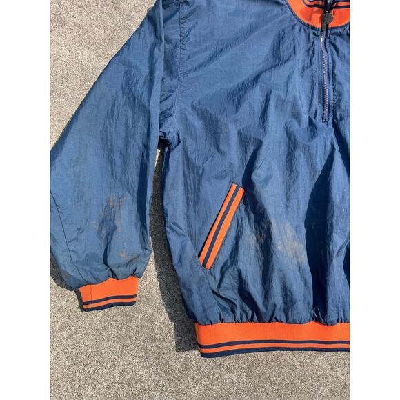 Vintage Pro Player NFL Denver Broncos Quarter Zip Windbreaker – Size Large - Picture 3 of 7